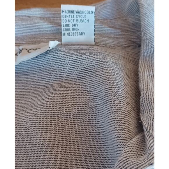 VTG Apparenza Camp Shirt Tunic Gray Button Up Pockets Women's 22W Summer Beachy - Picture 6 of 6